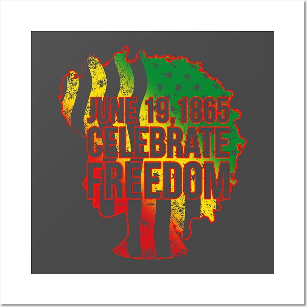 Juneteenth Wall Art by Bobtees